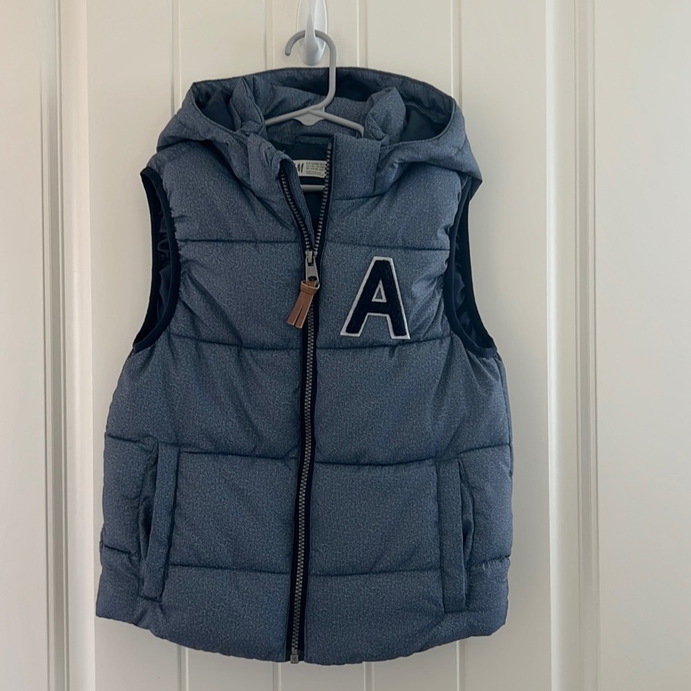 H&M Kids Puffer Vest w/ Removable Hood